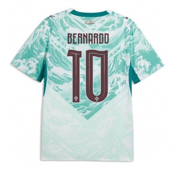 Billige Fotballdrakt Portugal Bernardo Silva #10 Replika Bortedrakt VM 2026 Kortermet